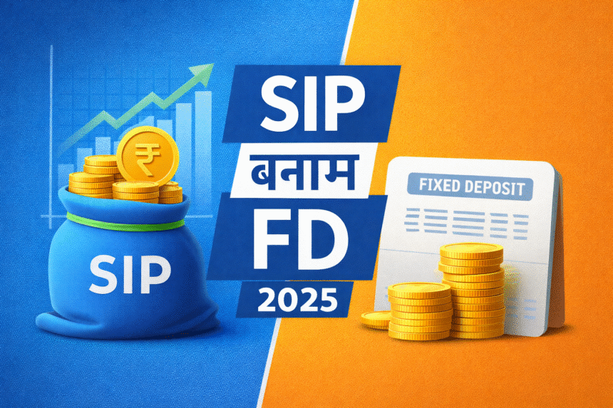 SIP vs Fixed Deposit 2025 middle class investment shift India