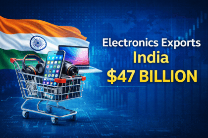 India electronics exports $47 billion के पार, smartphone exports से भारत को बढ़त